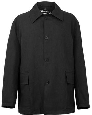 Vivienne Westwood Viv Donkey Jacket Sn64 - Black