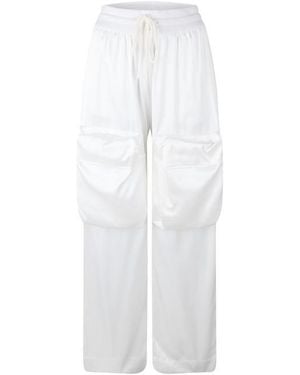 Off-White c/o Virgil Abloh Duchesse Tailored Fit Cargo Trousers - White