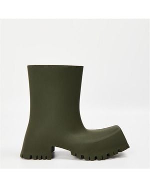 Balenciaga Bal Rubber Boot - Green