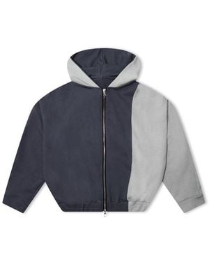 GBADEBO Two Tone Hoodie - Blue