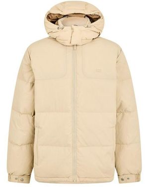 Levi's Rockridge Short Medium Puffer Jacket - Natural