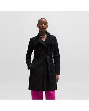 HUGO Makaras-2 10259286 01 Duffle Coat - Black