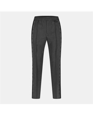 Gucci Logo Wool Trousers - Blue