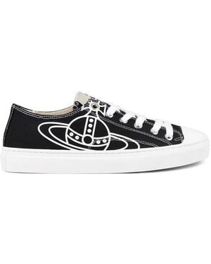 Vivienne Westwood ‘Plimsoll’ Logo Trainers - Black