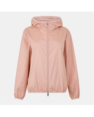 Moncler Fegeo Wind Resistant Hooded Long Sleeve Softshell Jacket - Pink
