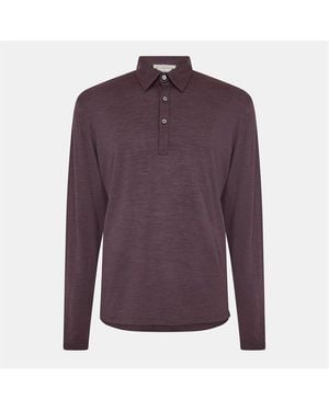 Jacob Cohen Polo Knitted Top - Purple