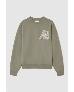 Anine Bing Crew Sweatshirt - White