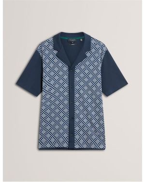 Ted Baker Long-Sleeve Plain Shirt - Blue
