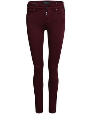 Replay New Luz Skinny-Fit Jeans - Purple