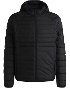 BOSS Urbanex Water Repellent Reflective Puffer Lightweight Puffer Jacket - Black