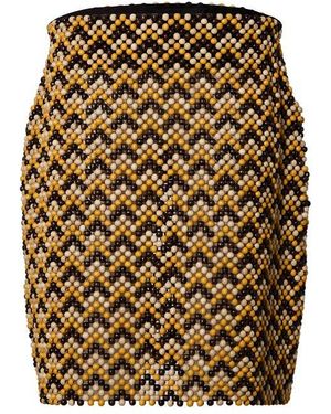 Bottega Veneta Midi Skirt - Natural