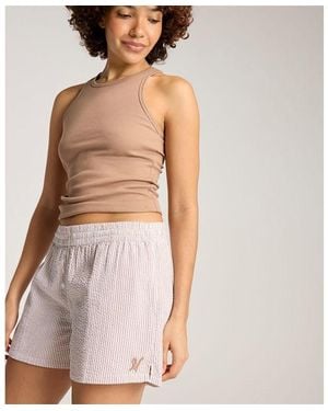 Nudea Seersucker Button Boxer - Multicolour