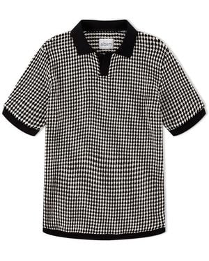 Albam Shorts Sleeve Polo Shirt - Black