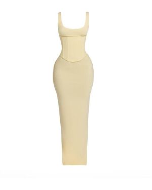 Mars the Label Sandra Scoop Maxi Dress - White