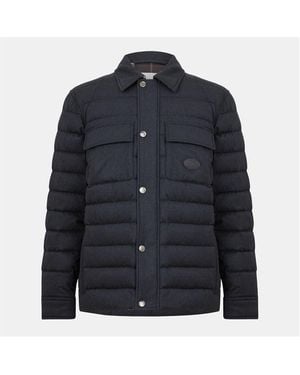 Burberry Insulated Medium Puffer Jacket - Blue
