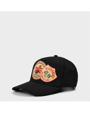 DSquared² Dsq Patch Cap - Black
