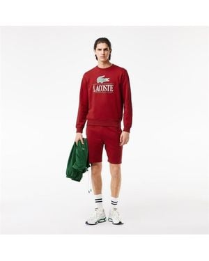 Lacoste Crocodile Sweatshirt - Red