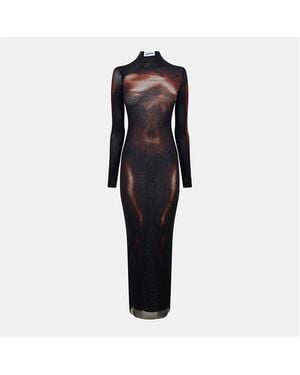 Jean Paul Gaultier Long Maxi Dress - Black