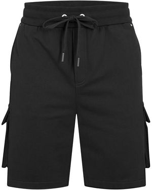 Moose Knuckles Fleece Jogger Shorts - Black