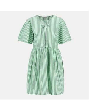 Barbour Daison Structured Mini Dress - Green