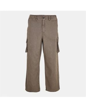 Our Legacy Mount Cargo Wide-Leg Denim Trousers - Grey