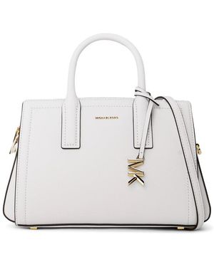 MICHAEL Michael Kors Laila Small Satchel - White