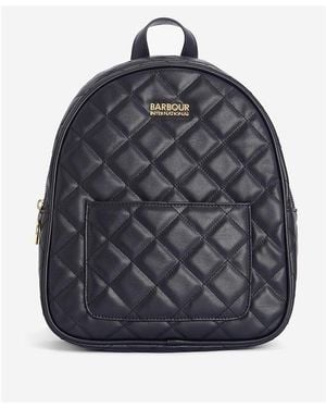 Barbour Quilted Uxbridge Backpack - Blue