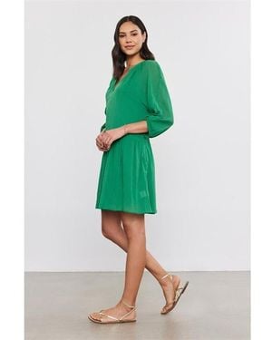 Velvet By Graham & Spencer Velvet Dress - Green