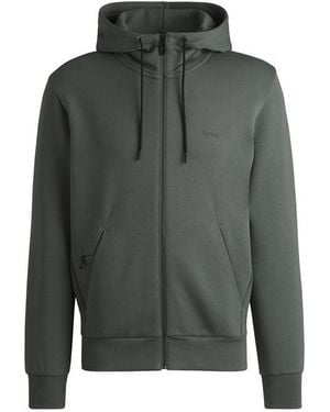 BOSS Saggy Zip-Up Hoodie - Grey