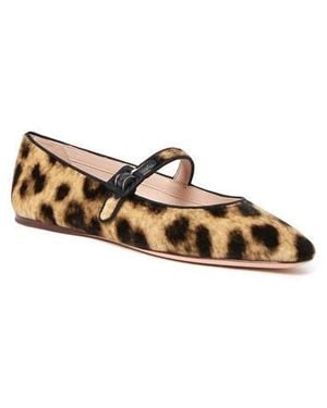 Loeffler Randall Ginger Belt Ballet Court Shoes - Brown