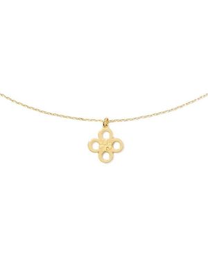Tory Burch Clover Pendant - Metallic