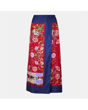 Gucci Adjustable Wrap Skirt - Red