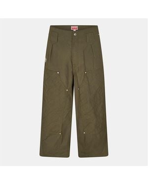 KENZO Knzo Weave Kimono Overshirt - Green