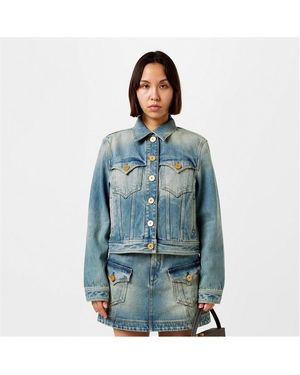 Balmain Vintage Denim Jacket - Blue