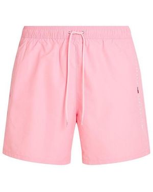Tommy Hilfiger Medium Drawstring Swim Shorts - Pink