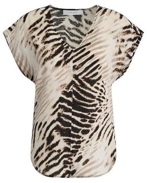 DKNY Short Sleeve Blouse - Multicolour