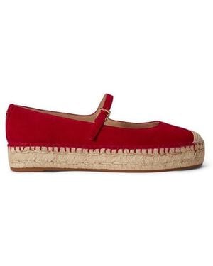 Ralph Lauren Mary Janes - Red