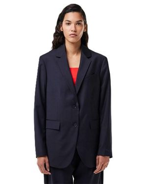 Lacoste Tailored Fit Blazer - Blue