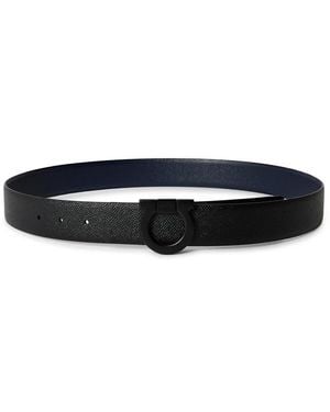 Ferragamo Fg Sized Dbl Belt Sn63 - Blue