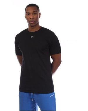 Off-White c/o Virgil Abloh Arrow Embroidered Slim T-Shirt - Black