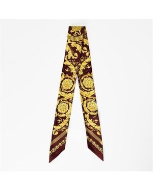 Versace Twilly Silk Scarf - Yellow