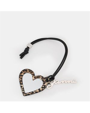 Ganni Heart Keyring - Multicolour