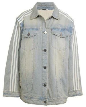 adidas Originals Long Sleeve Denim Shirt - Grey