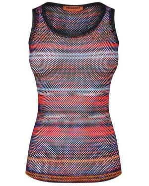 Missoni Mesh Vest - Purple