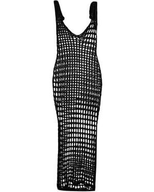 NIMA LIMINAL KNITTING Short Mini Dress - Black