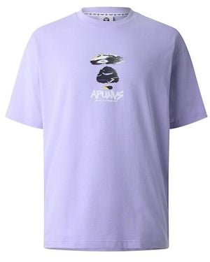 Aape Somewhere Tee Sn63 - Purple
