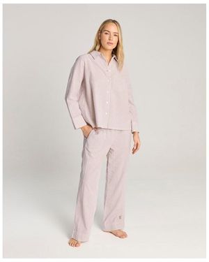 Nudea Seersucker Boxy Shirt - Pink