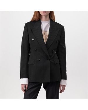 Acne Studios Pinstripe Tailored Blazer - Black