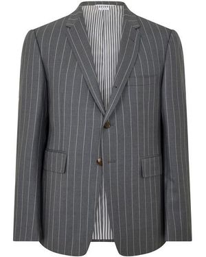 Thom Browne Tb Fit 1 Wool Blazer Sn63 - Grey