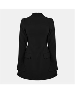 Odd Muse Long Sleeve Mini Dress - Black